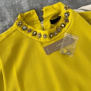J Crew Jeweled Top